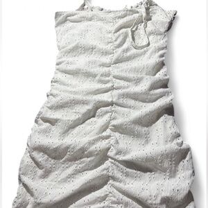 Divided White Eyelet Sundress